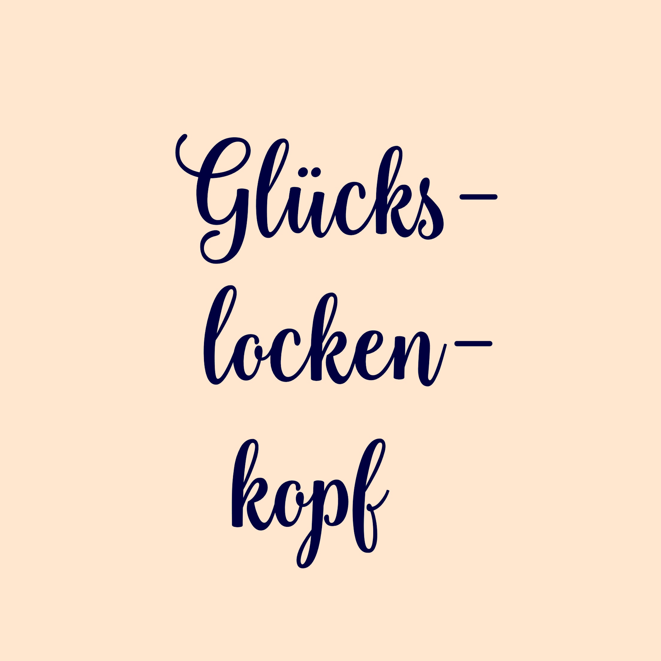 Glückslockenkopf